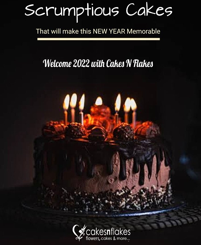 CakesFlakes's tweet photo. Make New Year Memorable with us!
Welcome 2022🤩
15% off on entire website
Shop Now- https://t.co/TiWYyTrvPi

#cakesnflakes #NewYearsEve2022 #HappyNewYear #newyear2022 #2022IsComing #newyearseve #personalisedcakes #onlineshopping #india https://t.co/Hj7WXegC2z