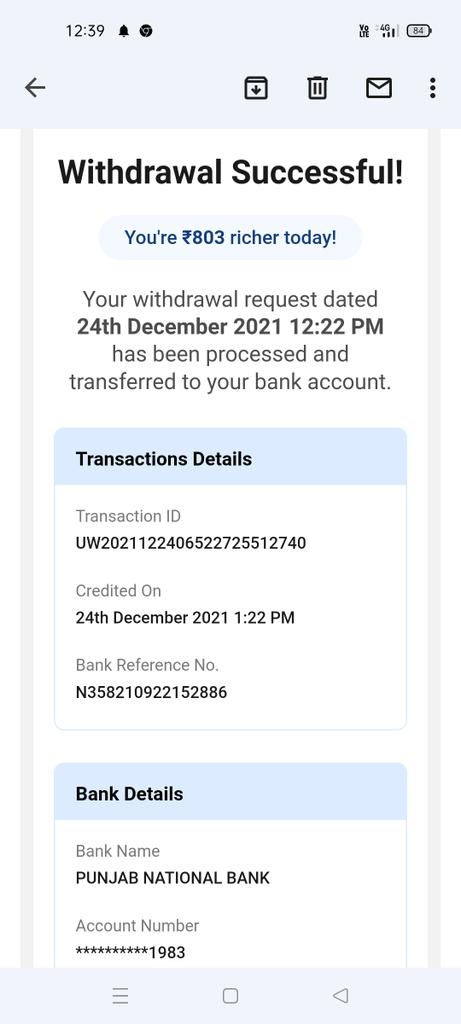Mohd__Inam's tweet photo. @Dream11 @QuinnyDeKock69 This withdrawal hasn't come to my account yet and it shows that your account has been debited. https://t.co/AfcJ4XAc7t