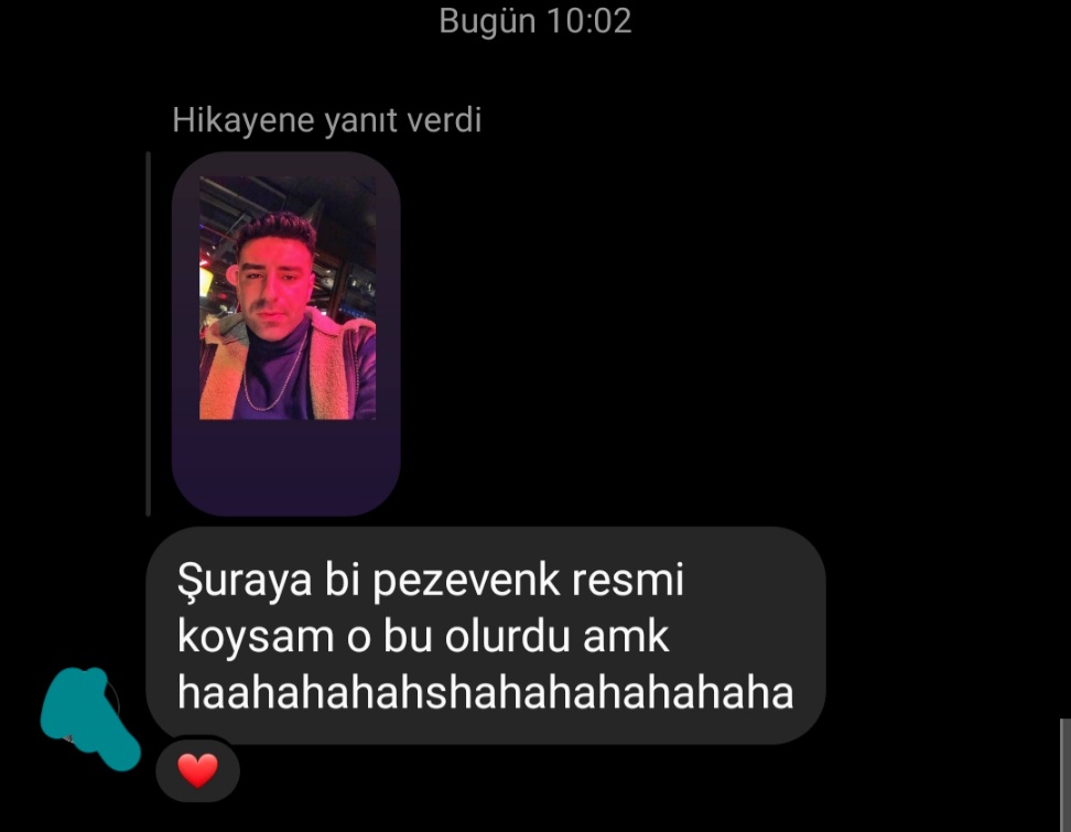 Aynen canım bana da dmden cok güzel geri dönüşler geliyor 😂