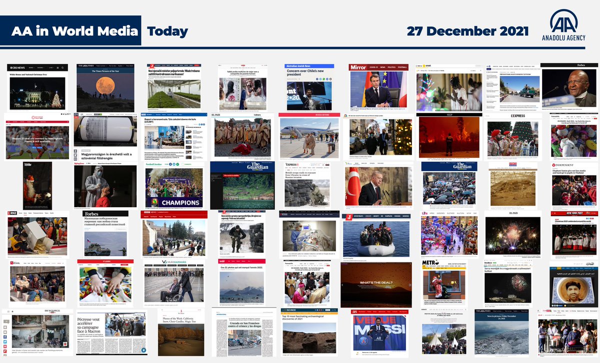 serdarkaragoz's tweet photo. Today, @anadoluagency in world press https://t.co/aswXDMBbKo