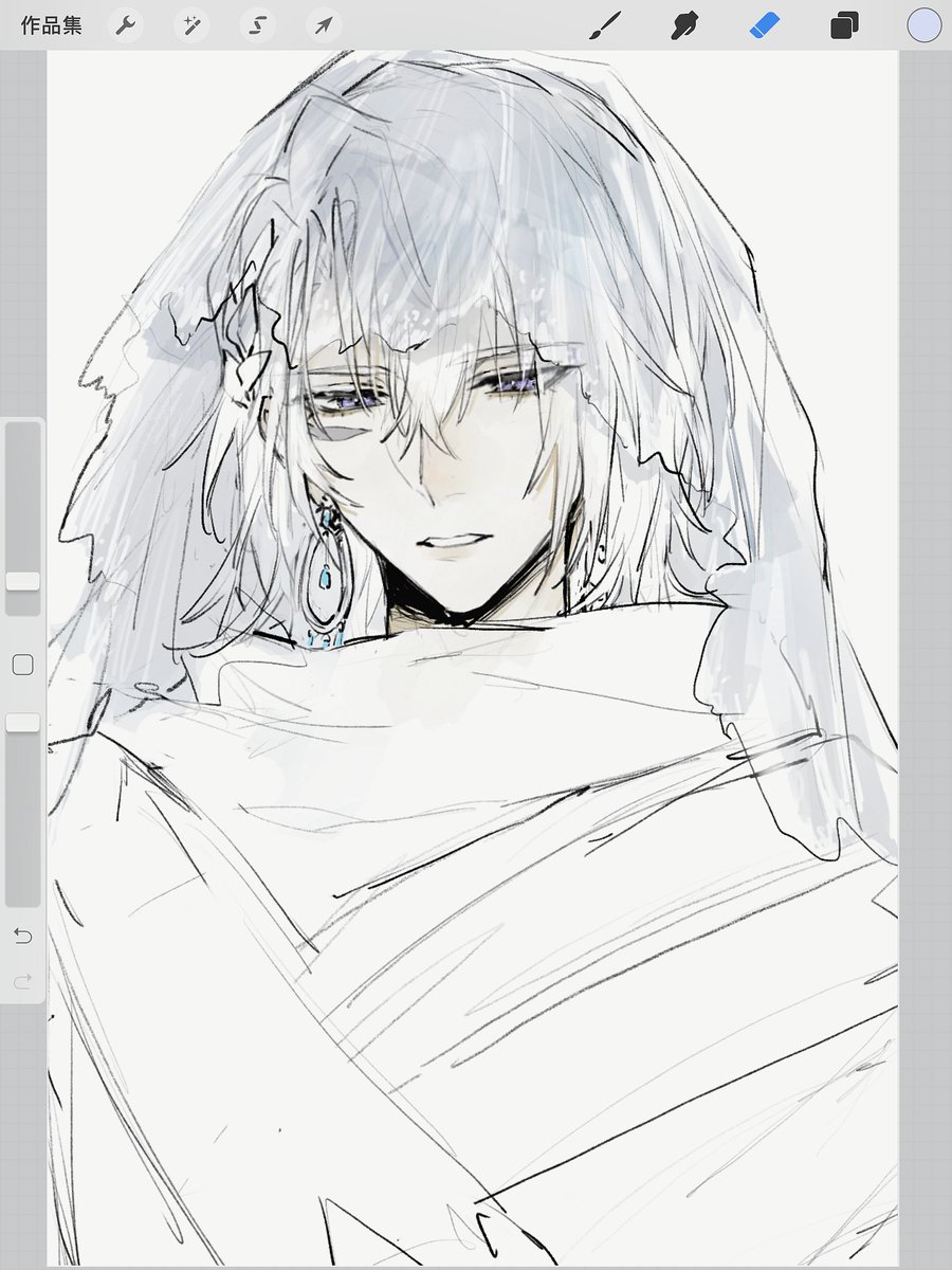 bashao_'s tweet image. 感觉…白毛…也挺好看的……（一些冲国人醒脾