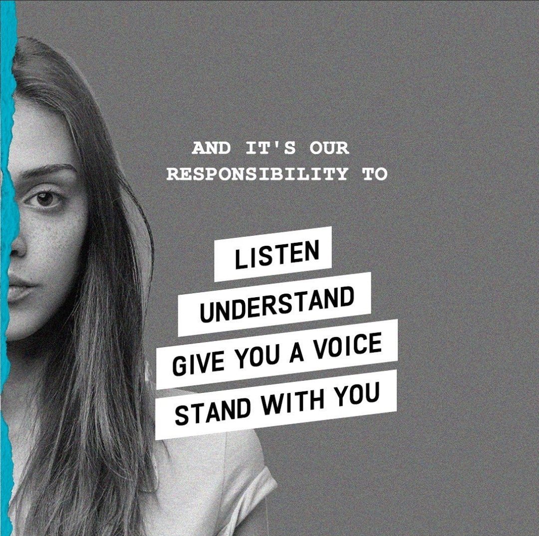 Tu smo od #NisiSama preko #NisamPrijavila do svake naredne akcije gde je potreban prostor da tvoj glas postane glasniji. Tvoje pravo je da je budeš bezbedna, uvek i svuda, u svakom trenutku i bilo kakvom odnosu. ✊