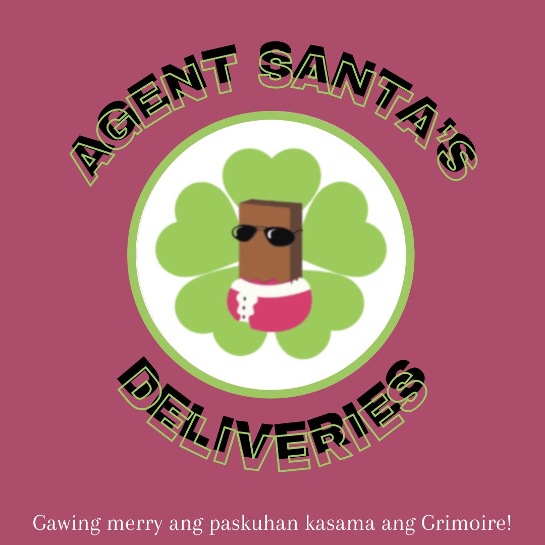 AGENT_GRIMOIRE's tweet photo. ️️ ️️️️️️️️️ ️️ ️️ ️️https://t.co/JSFFVYyied
        
           Agent Santa has come to ️️ ️️️️️️️️️ ️️        deliver the gifts and bring joy ️️ ️️️️️️️️️ ️️ ️️ ️️  in this Paskuhan! 

#SecretAgentSanta 
#AniRPPaskuhan
#PASKUHANIRP https://t.co/4Zn4ba0OhD