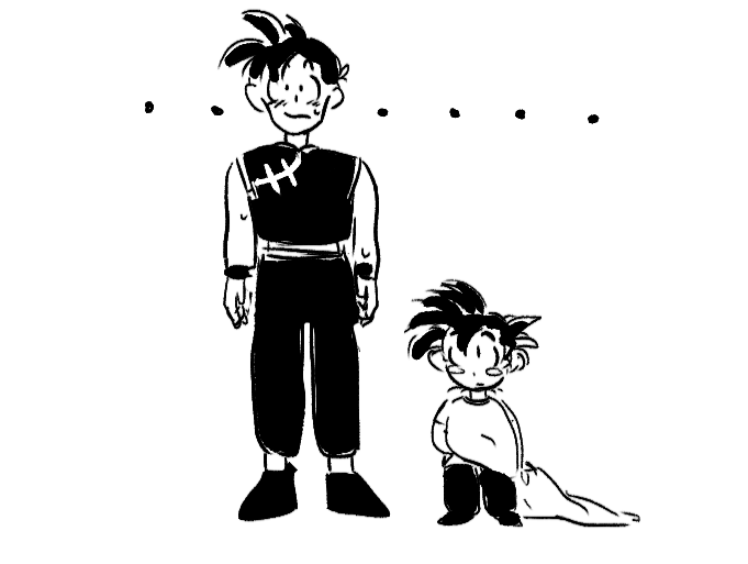 ricelover112's tweet photo. I headcanon that Gohan took full advantage of having a sibling at first and blamed Goten for all his shenanigans 😂 https://t.co/w62qNcvX9Z