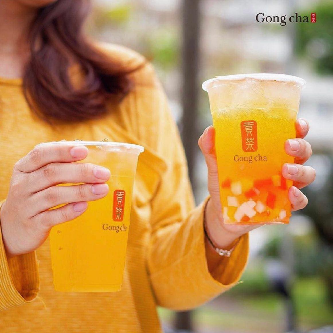 GongchaSTX's tweet photo. Come visit Gong Cha and try our delicious refreshing fruit teas 😋😋🍓🥭🍑

#gongcha #boba #drink #tea #teatime #refreshing #bubbletea #fruity #beverage #greentea #oolongtea #bobatea https://t.co/t8b5KEN7Cq