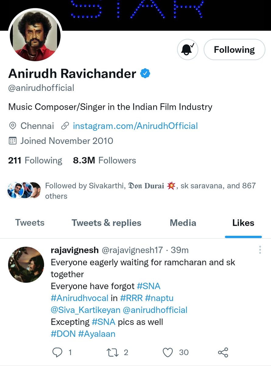 rajavignesh17's tweet image. #SNA 💗 
Twitter memory to be cherished 💗