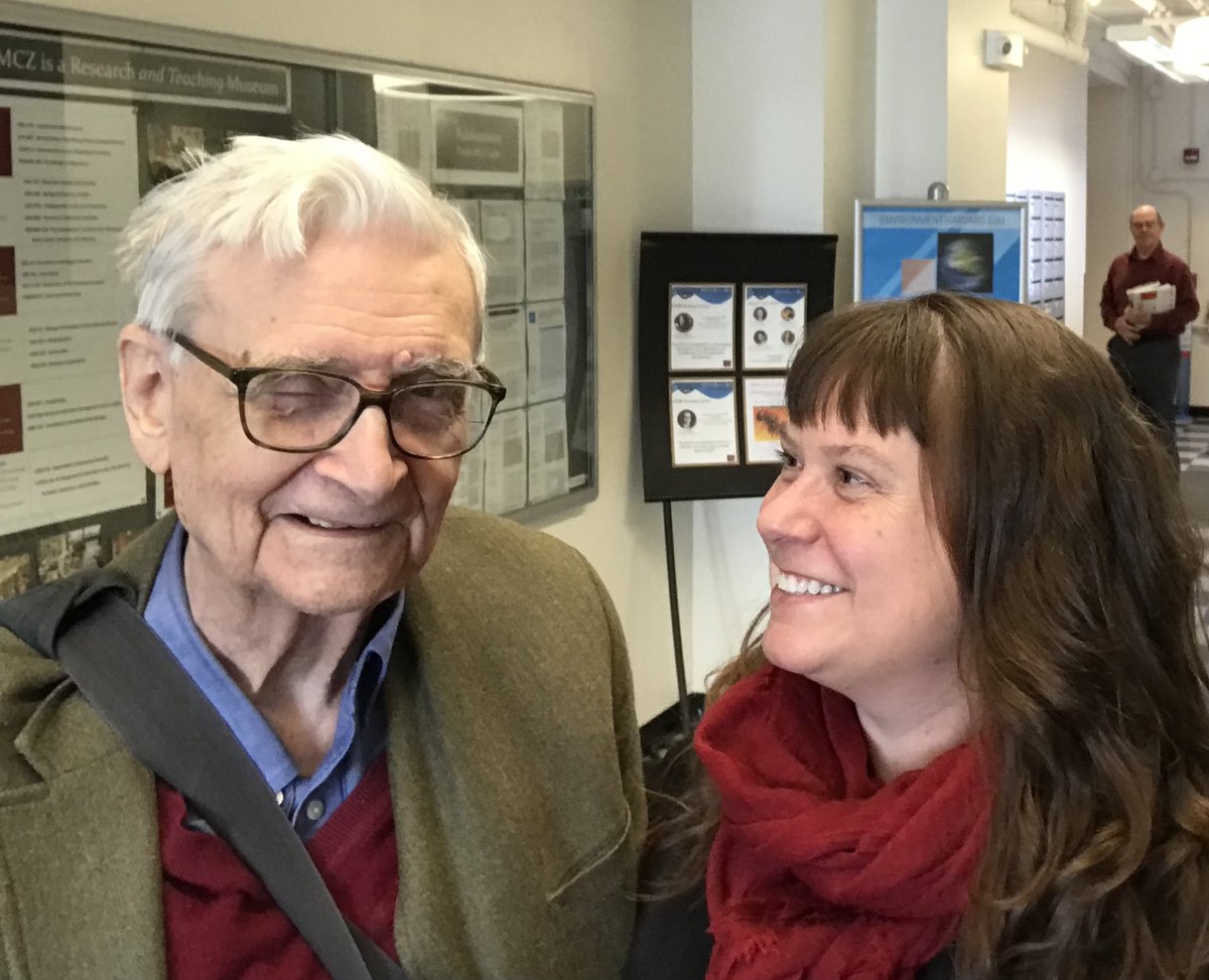 CorrieMoreau's tweet photo. I am so deeply saddened to share that on of my PhD advisors &amp; long time friend E.O. Wilson passed away yesterday. He was truly an inspiration &amp; had such a prolific and important scientific career. Thank you for being my advocate, hero, &amp; friend.  You will be deeply missed Ed. https://t.co/yFnPjuJVZn