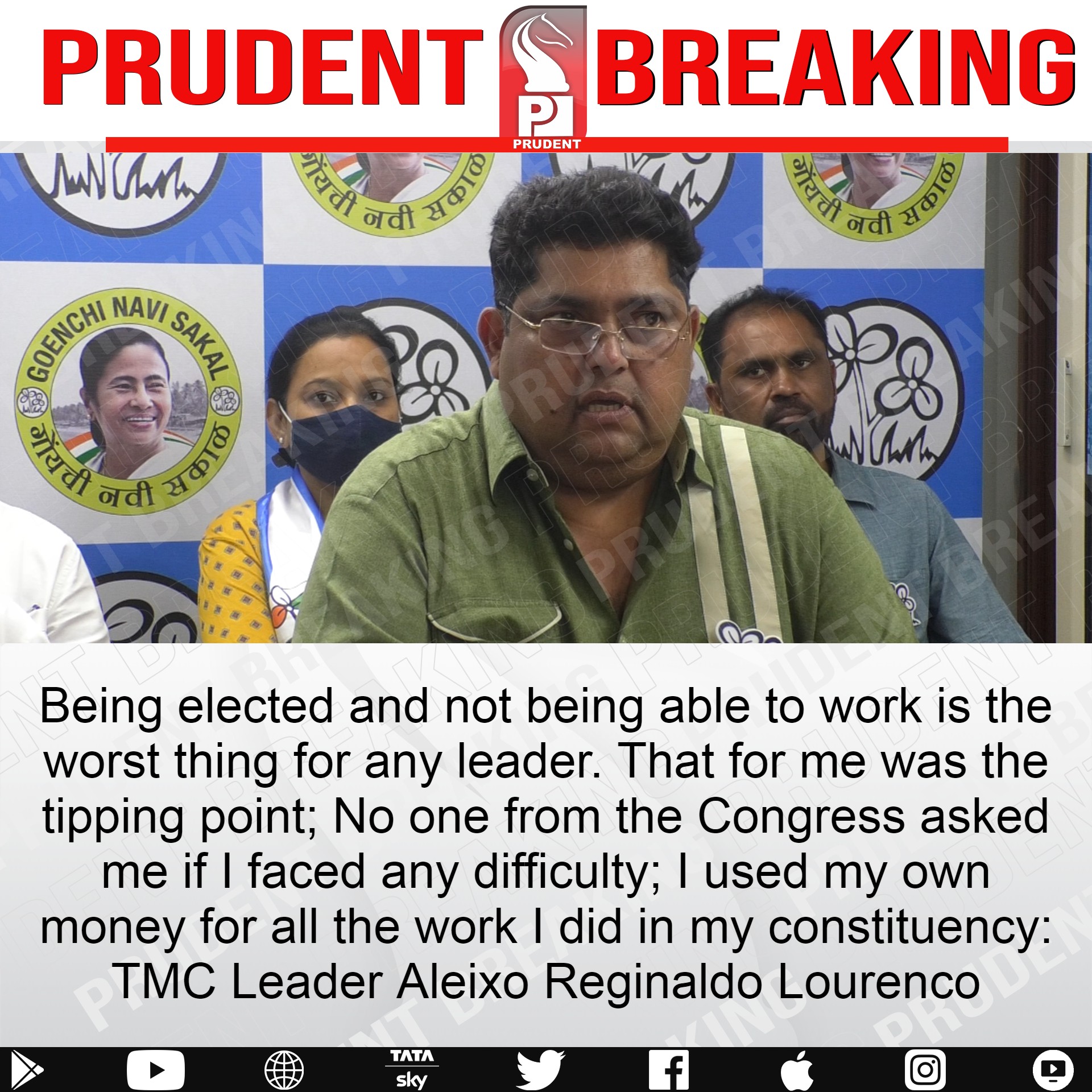 Prudent Media on Twitter: #Goa #Politics #TMC https://t co/3XSLKFjEOV