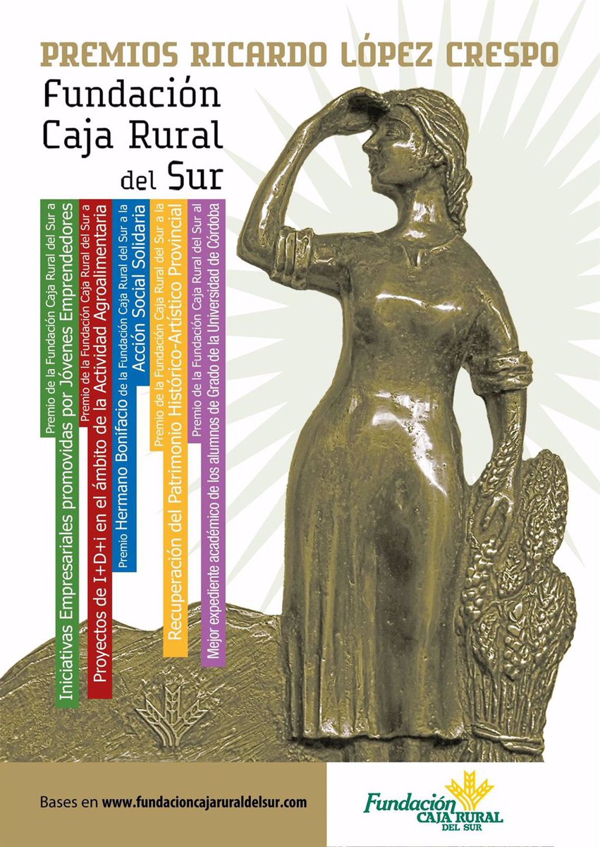 🗣¡El protecto <a href="/CPPinnolivar/">INNOLIVAR</a> galardonado en la categoría de Investigación Agroalimentaria 🫒🔬!

La Fundación Caja Rural del Sur falla los premios Ricardo López Crespo (11ª Edición) <a href="/grupocrsur/">Caja Rural del Sur </a> 
diariocordoba.com/cordoba-ciudad…