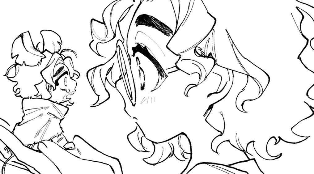 めちゃくちゃ出来心で描いてる 