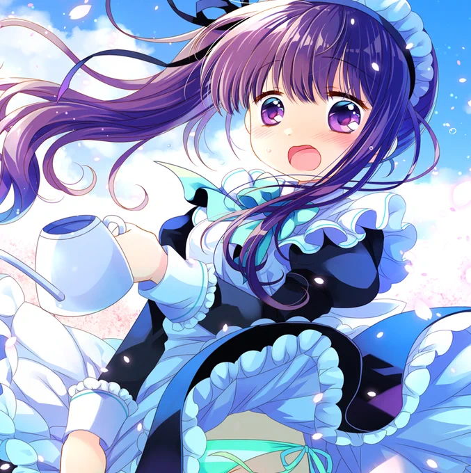 目に優しいみどりが差し色のクラシックメイドさん🍀 
