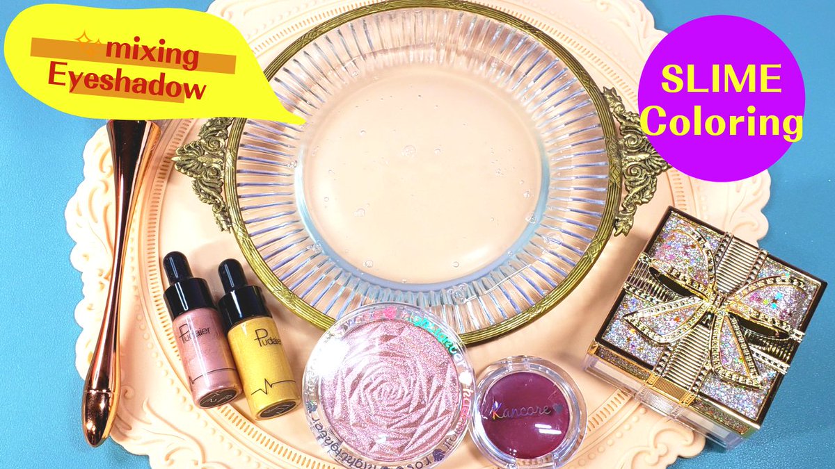 SecretfunA's tweet photo. Slime Coloring with Eyeshadow Makeup into Clear Slime Satisfying ASMR Video
https://t.co/8bvMkPBBtA

#mixingslime 
#slimASMR 
#eyeshadowslim 
#Makeupslim https://t.co/GS1Ig31Q0C