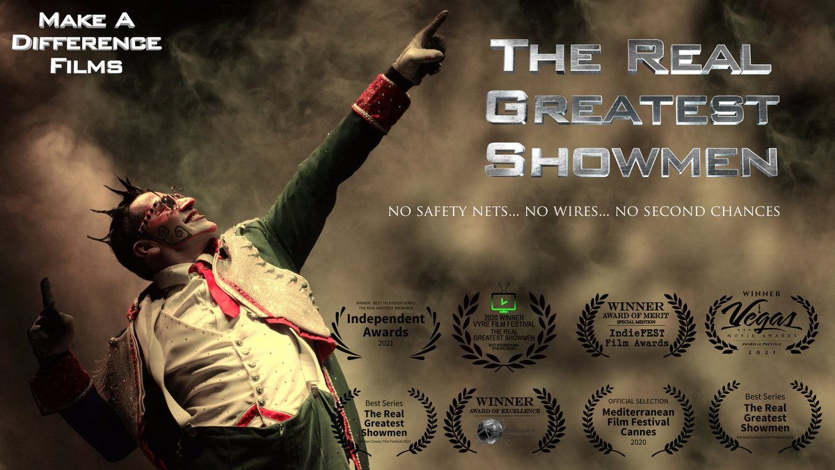 You can see the complete Season One of #TheRealGreatestShowmen with the fantastic intro by <a href="/KarlWalsh7/">Karl Walsh</a> and the Stars of <a href="/Circusextreme1/">Circus Extreme</a> as they go about life in the UK`s Number One Circus Streaming on every <a href="/SamsungTV/">Samsung TV</a> <a href="/LGUS/">LG Electronics</a> <a href="/HisenseGlobal/">Hisense</a> <a href="/Roku/">Roku</a>  In the World!