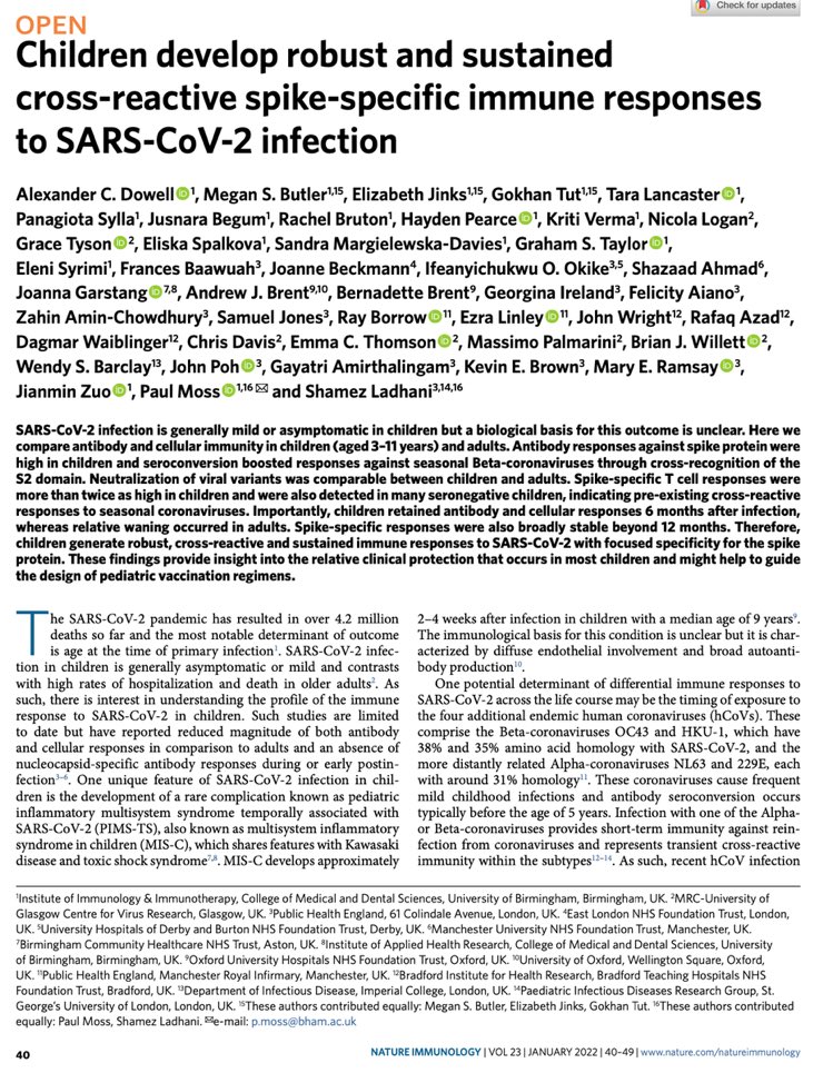 RVanvinckenroye's tweet photo. Liliane Schoofs. Gewoon hoogleraar KU Leuven. Docent immunologische biotechnologie. EMBO lid.

Korte samenvatting:

Bijgevolg zal vaccinatie bij gezonde kinderen GEEN winst opleveren, en ook besmettingen NIET verhinderen. https://t.co/TqngcNqECG