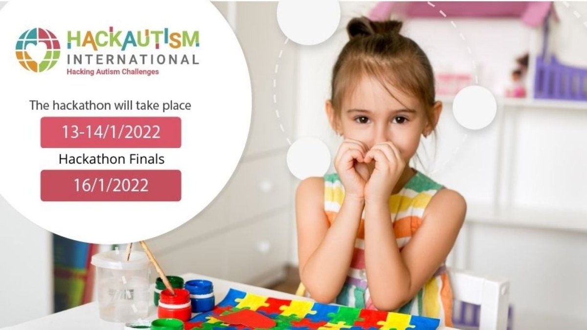 IsraelinCyprus's tweet photo. Join the first International #HackAutism #Hackathon.
We invite you to take part in an online hackathon, which aims to develop initiatives to create solutions that address the challenges of children and adults on the #Autism spectrum.
Registration:
https://t.co/UBE4ZClTnd https://t.co/Fz3pdP6kOC