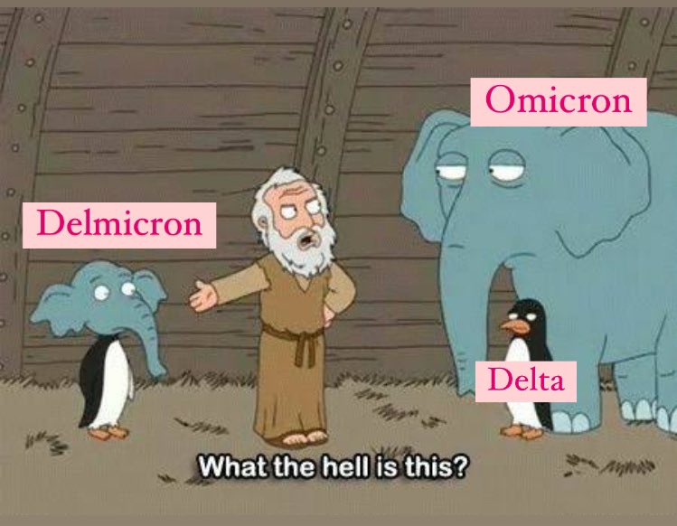 #Delta and #Omicron got married and blessed with a baby #Delmicron