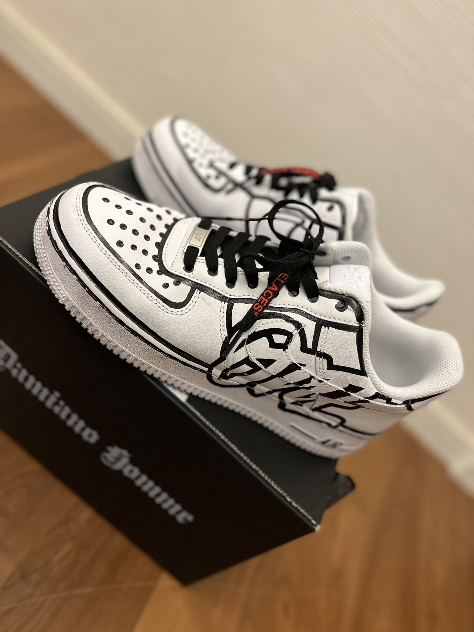 s*3様 峰竜太　ONE エアーフォース１　　27.0 NIKE - NIKEエアジョーダン1、峰竜太オリジナルの通販 by ケリー