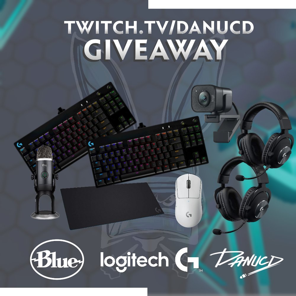 Danucd1's tweet image. 📣 BIG GIVEAWAY ALERT 📣

Giveaway#5 is now Live with my Amazing Partners @LogitechG &amp;amp; @BlueMicrophones 

Like ✅
Retweet ✅
&amp;amp; Enter Here: gleam.io/RemLM/danucd ✅

Lots of Prizes Await!
Giveaway is International &amp;amp; Good Luck ❤️
#Giveaway #LogitechGPartner #PoweredByBlue