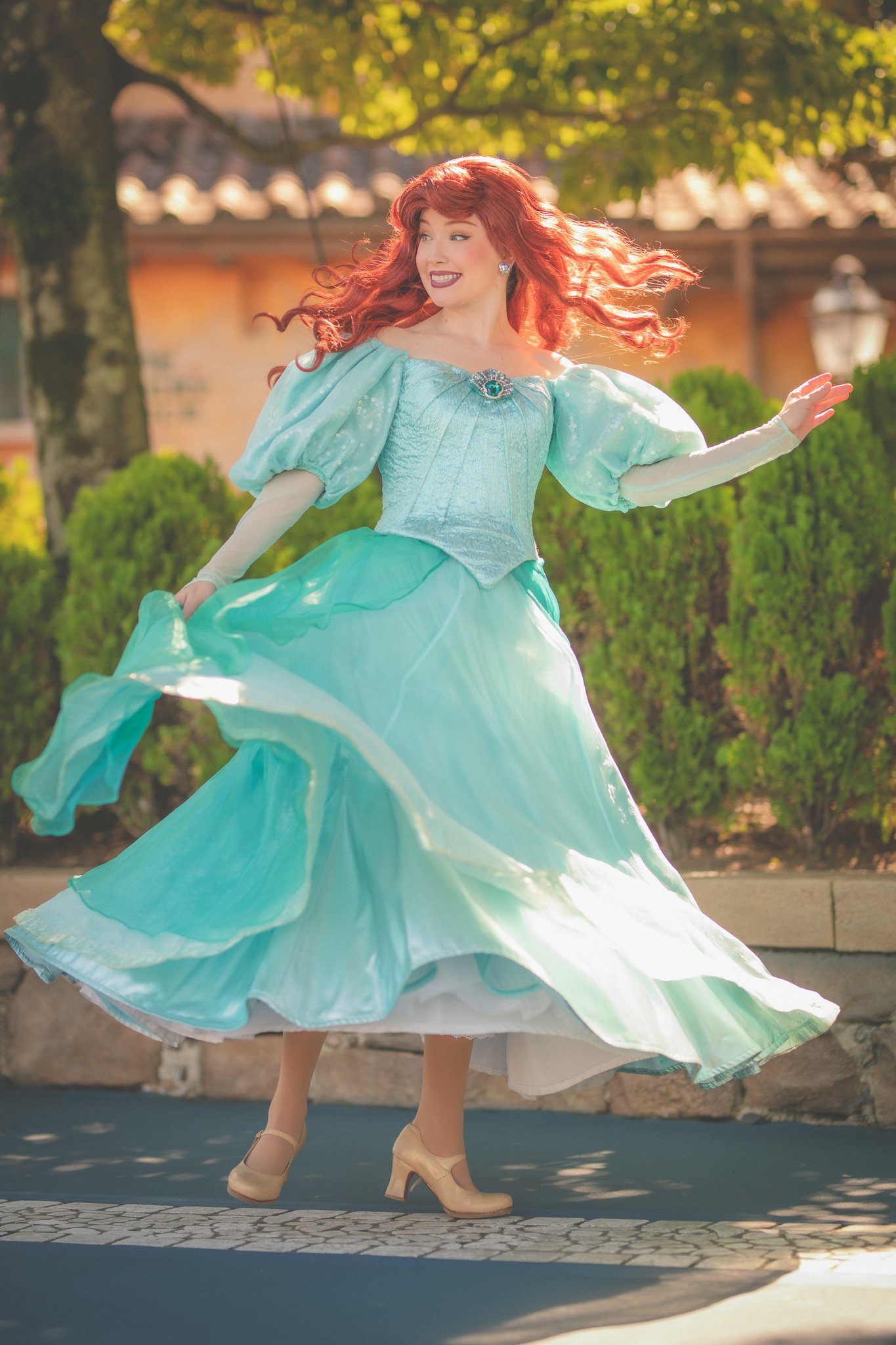 ★THREETIMES★ARIEL DRESS NEW Mermaid Green Purple Shimmer Girls Sleeveless Ariel