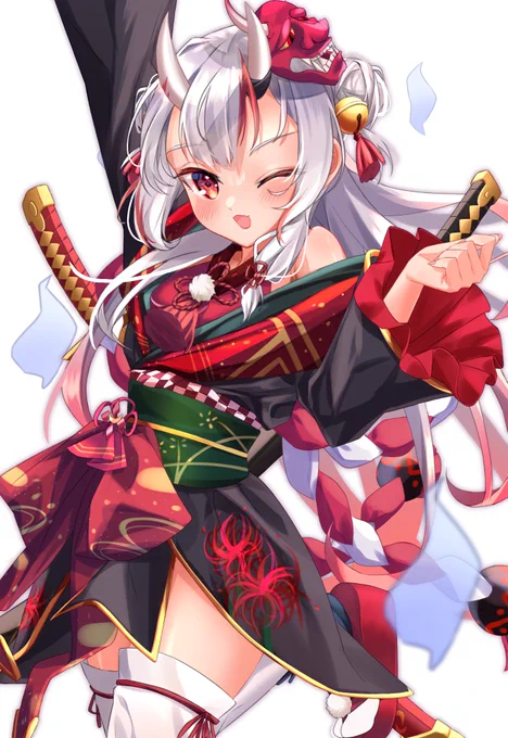 余っ😈
#百鬼絵巻 