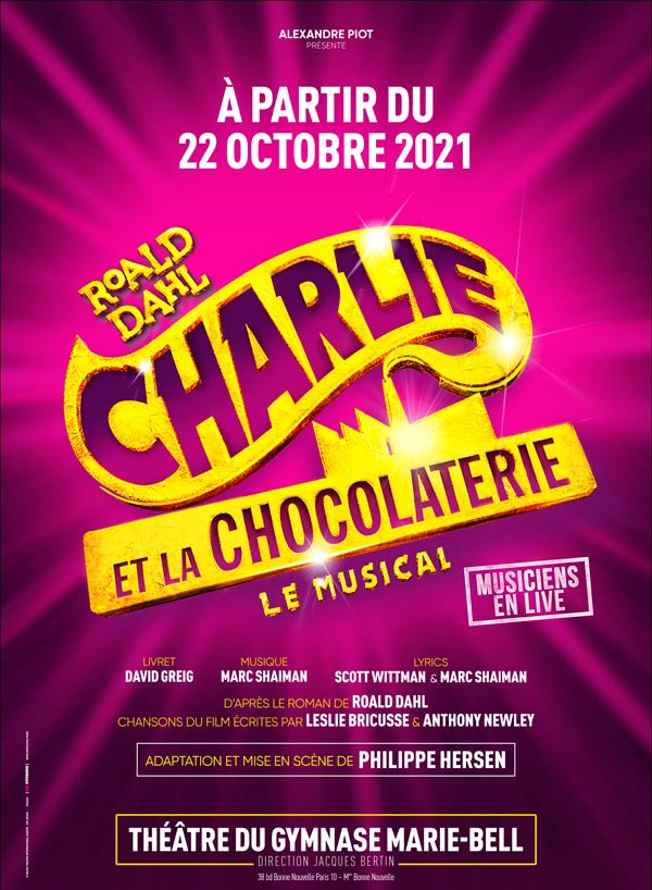 Follow &amp; RT <a href="/LVT_RTL/">Laissez-Vous Tenter - RTL</a> pour tenter de gagner des pass famille (4 personnes) pour la comédie musicale « Charlie et la Chocolaterie » en partenariat avec <a href="/RTLFrance/">RTL France</a> au théâtre <a href="/Theatre_Gymnase/">Theatre du Gymnase Marie Bell</a> ! (tirage au sort 27/12 à 18h) merci <a href="/lmarsick/">Laurent Marsick 📻</a>