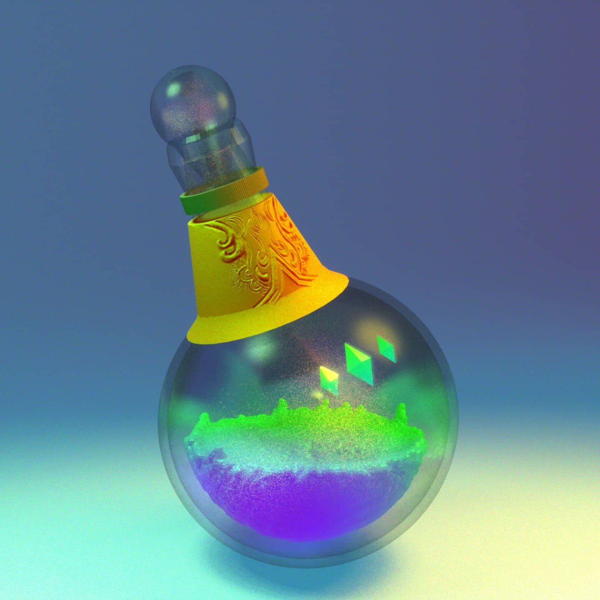 Ak1raTetsu's tweet photo. Items I'd imagine howl owns  ✨
No.1 🔮

#HowlsMovingCastle #Ghibli #b3d #3DCG #3dart #blender初心者 #howl https://t.co/wgvctILCHo