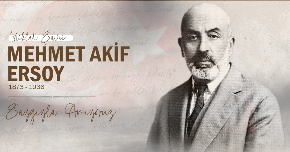 İstiklal Marşımızın yazarı #MehmetAkifErsoy'u vefatının 85. yıl dönümünde rahmet, minnet ve saygıyla anıyoruz.

Ruhu şad, mekanı cennet olsun. 
<a href="/Beylikduzu_mem/">Beylikdüzü İlçe Millî Eğitim Müdürlüğü</a> 
<a href="/istanbulilmem/">İstanbul İl Millî Eğitim Müdürlüğü</a> 
<a href="/Yafesbakirci/">Yafes Bakırcı</a> 
<a href="/memleventyazici/">Levent Yazıcı</a>