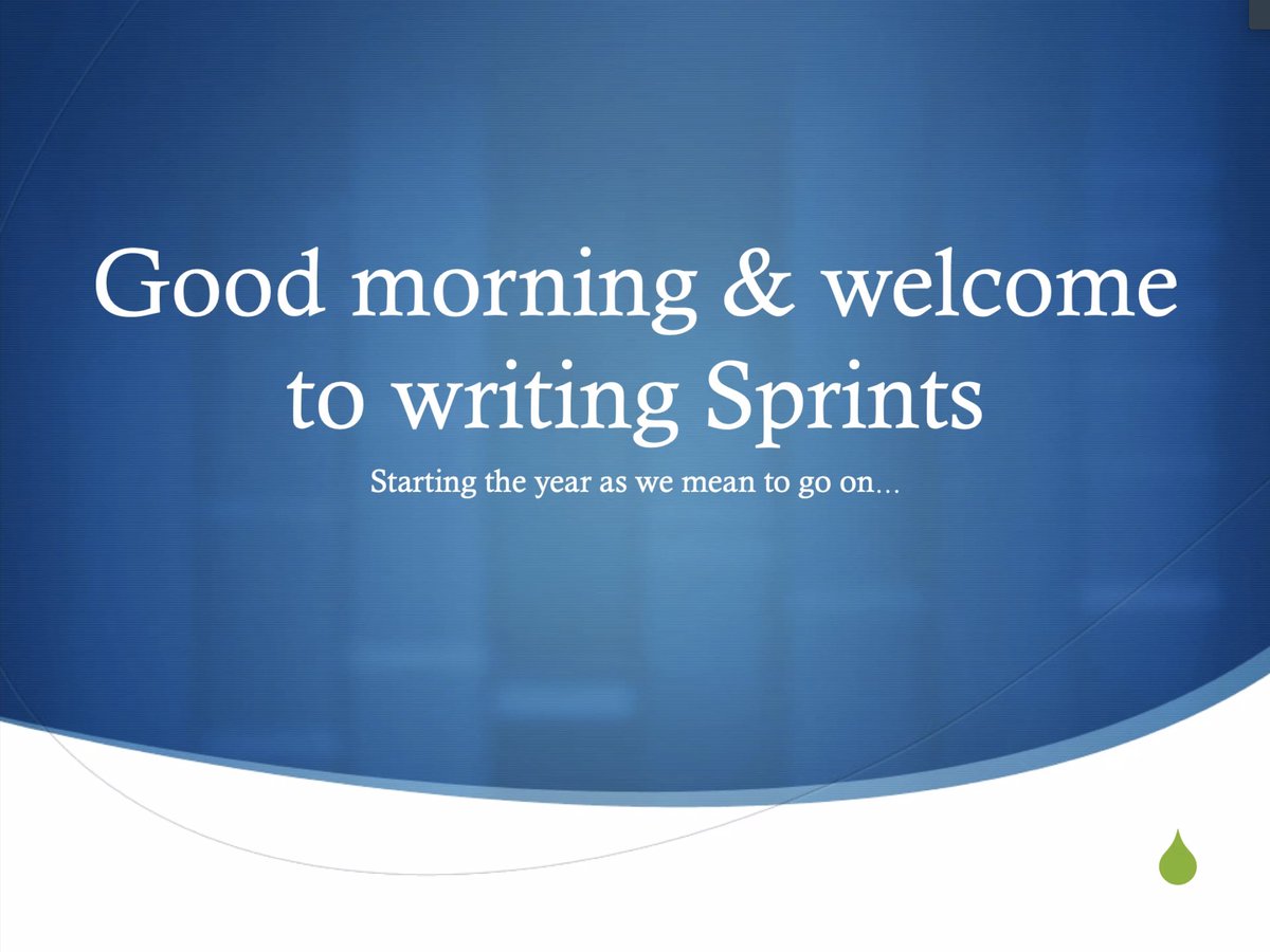 Early morning writing sprints. Cold start (I'm blaming the laptop😃) but managed to warm up in second half. Thank you <a href="/saranaidinecox/">Sara Cox</a>, a great start to the new year. Wonderful to see (and hear) everyone working so hard. Its inspiring #WritingCommunity #WritingSprints #iamwriting