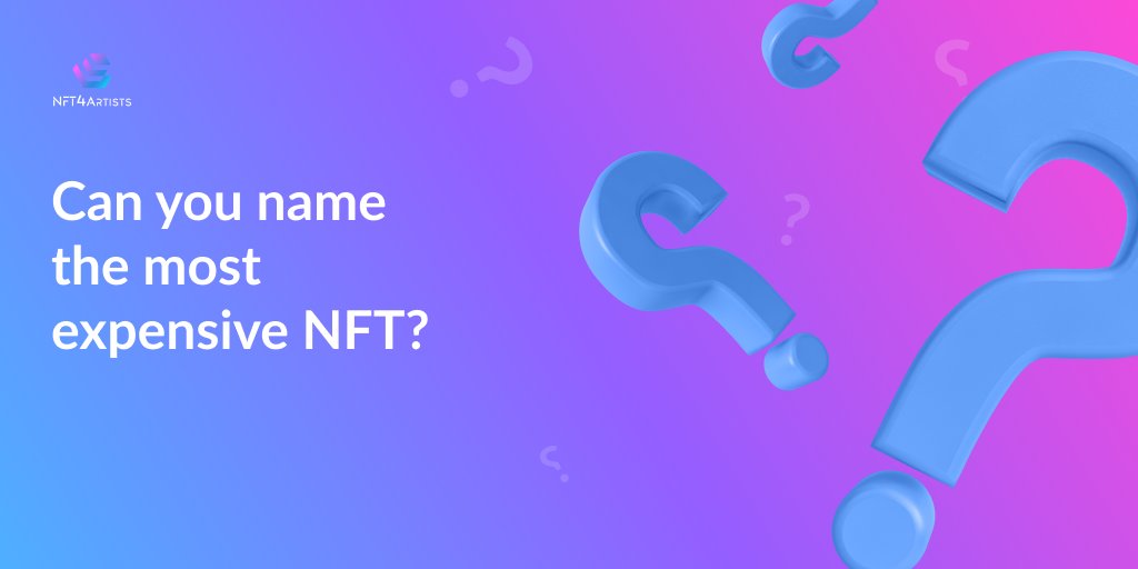 nft4artists's tweet photo. Not long ago, Beeple's "Everyday: The First 5000 Days" was thought to be the most valuable NFT sold. It has a total sale of $69.3 million. However, the NFT market is fast evolving, and a more expensive NFT has recently emerged. Can you name it?
 #nftart #nft #digitalart #crypto https://t.co/4Tcfm6TCif