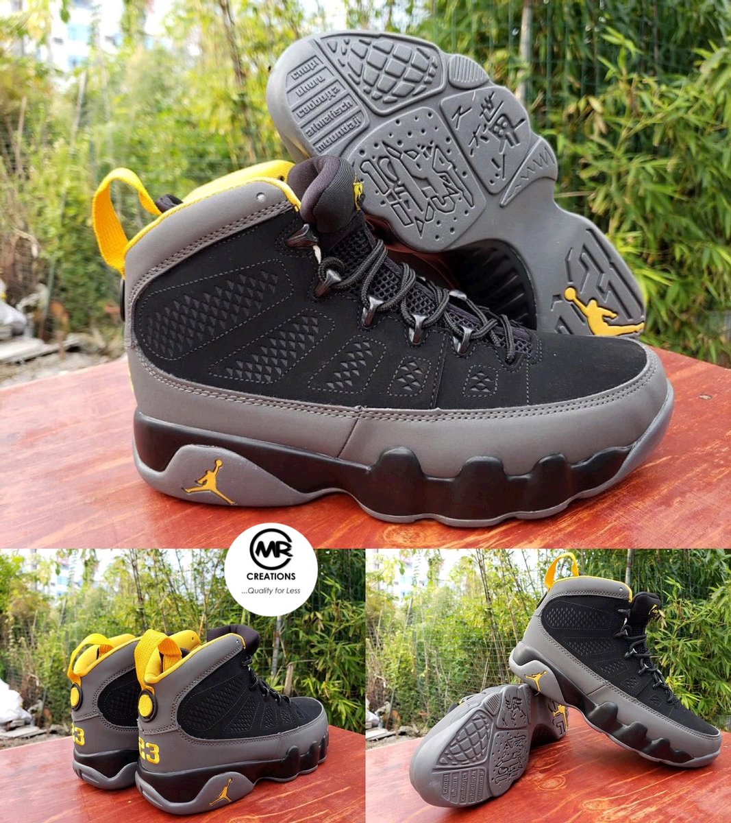 mrcreationsbusi's tweet image. Air Jordan 9 Black Gold
Size 40-45
Call/WhatsApp 0249787674
#MRCREATIONS
#QUALITYFORLESS