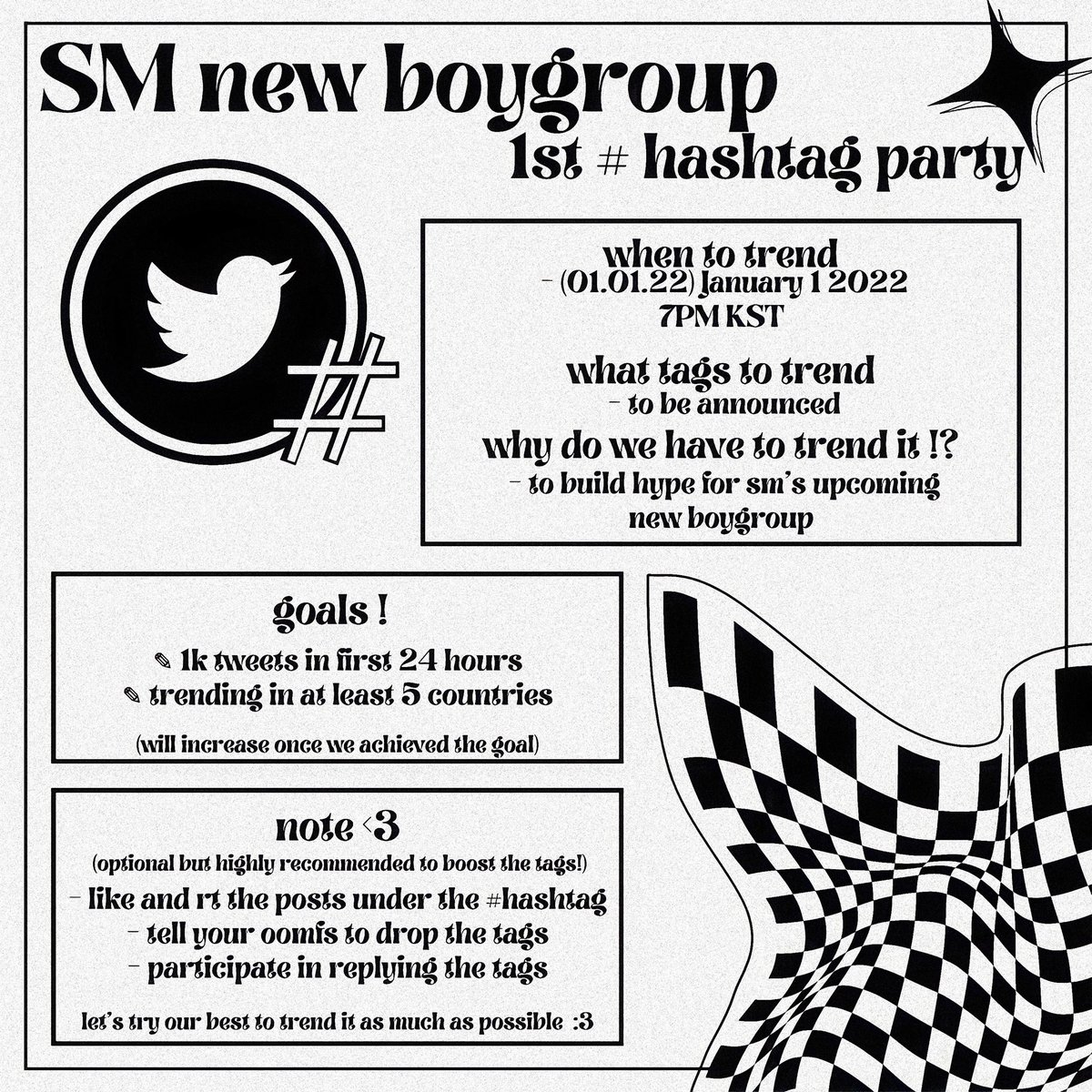 riizetrends's tweet photo. 💭 SMNBG hashtag party — a project for smnbg ! 

on january 01 2022 (7pm kst), we will be holding a hashtag event for SMNBG

we hope you will join and help us spread the word about this event, so that other people will join as well ‹𝟹

⌗ kindly like and rt ! https://t.co/OhqBxX27nA