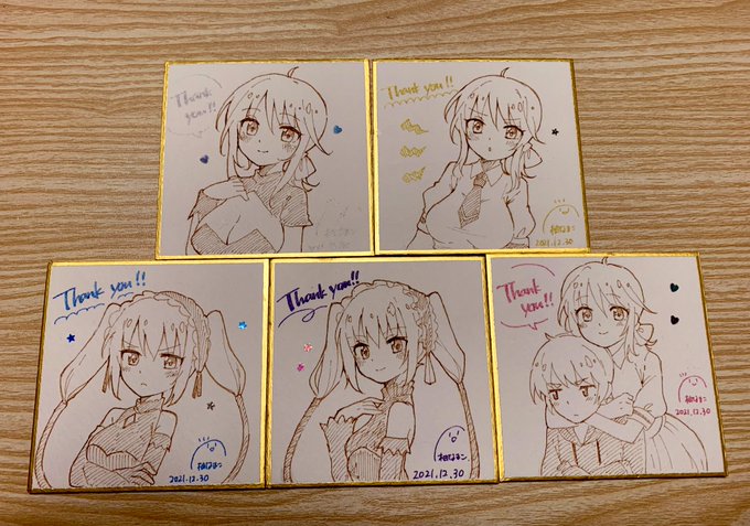 ノベルティ描きました!先着5名様です! 