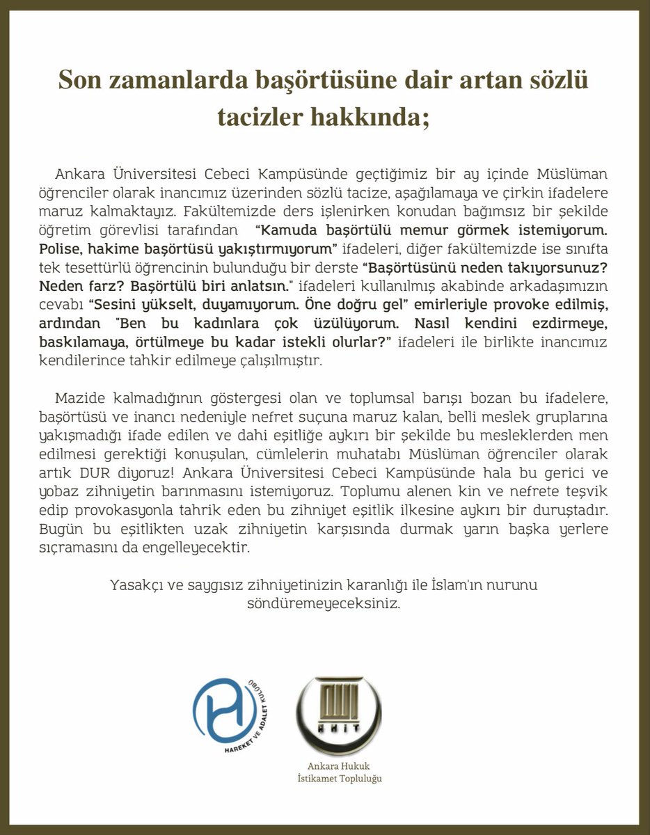 ahistikamett's tweet photo. Ankara Üniversitesi Cebeci Kampüsü #değerlerimesaldırma https://t.co/kdJG7LqUDn