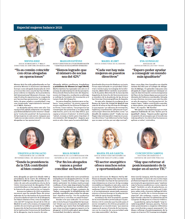 Abogacia_es's tweet photo. Las mujeres del sector legal valoran 2021 y tienen una demanda unánime para 2022: más igualdad. Con las opiniones de @_OrtegaVictoria @MariaEugeniaGay @MaiaRoman @pilar_llop o @MariaEmiliaAdan https://t.co/1RNw2JXIP0
@CincoDiascom https://t.co/y9a5JaFghP