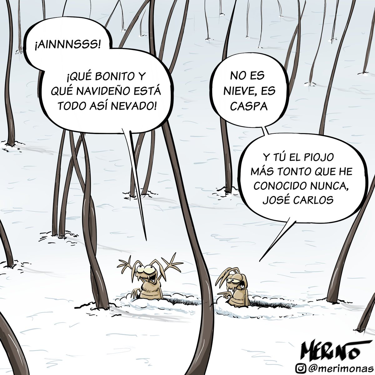 meri_monas's tweet photo. Cualquier excusa es buena para pintar un bonito paisaje navideño
#Navidad2021 #Navidad #Zooilogico #viñetas #merimonas https://t.co/4VvF7VBvg6