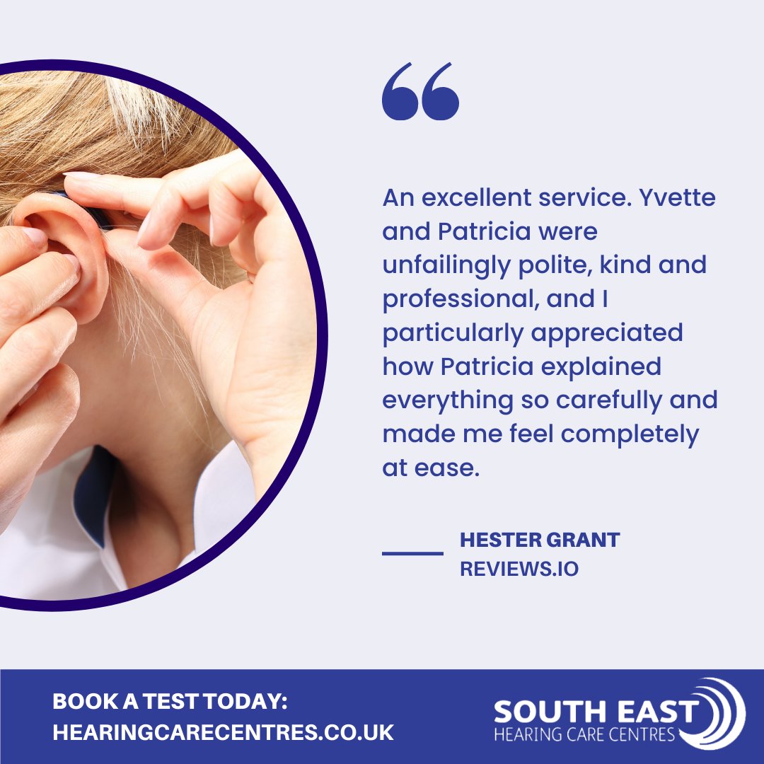 SEHearing's tweet photo. We always welcome and value feedback from our clients as it only pushes us to carry on providing excellent service☑️💙

Read more of our great reviews here👇
https://t.co/XXSP9Mys6P https://t.co/ImEq1BWc1D