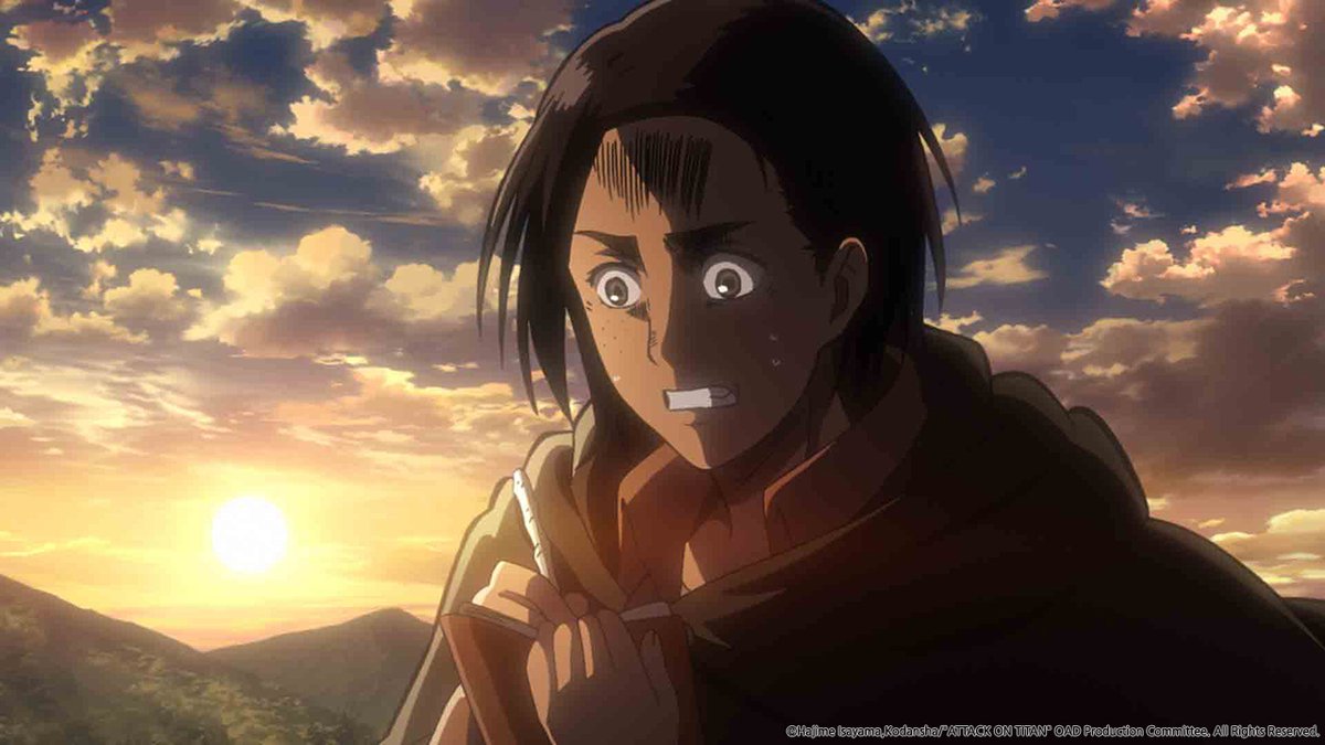 [애니플러스 12/27 23:00 방송 『진격의 거인 OAD』 6화 "일제의 수첩 -어느 조사병의 수기-"] - 엘런, 미카사, 아르민이 훈련병으로서 거인을 쓰러트릴...