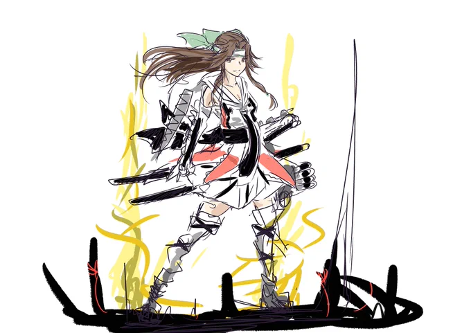 久々に深海艤装解放状態の神通描こうかしら、近いうちに

設定は固まってるけどデザインが固まってない、、、、 