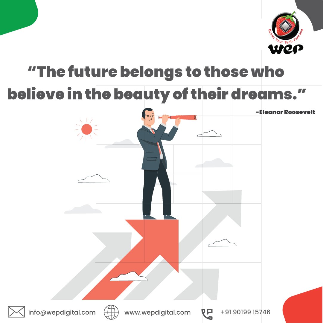 wepsolution's tweet photo. Dream high to achieve high in the future!
#mondaymmotivation #mondayblues #monday #workflow #motivation #wepdigital #WePdms #WePmps #wepdigital #digitalsolutionproviderbangalore https://t.co/VnPYcU0NSr