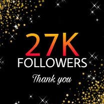 Thank you so much for 27K followers! Unbelievable. Appreciate each and every single one of you ❤️