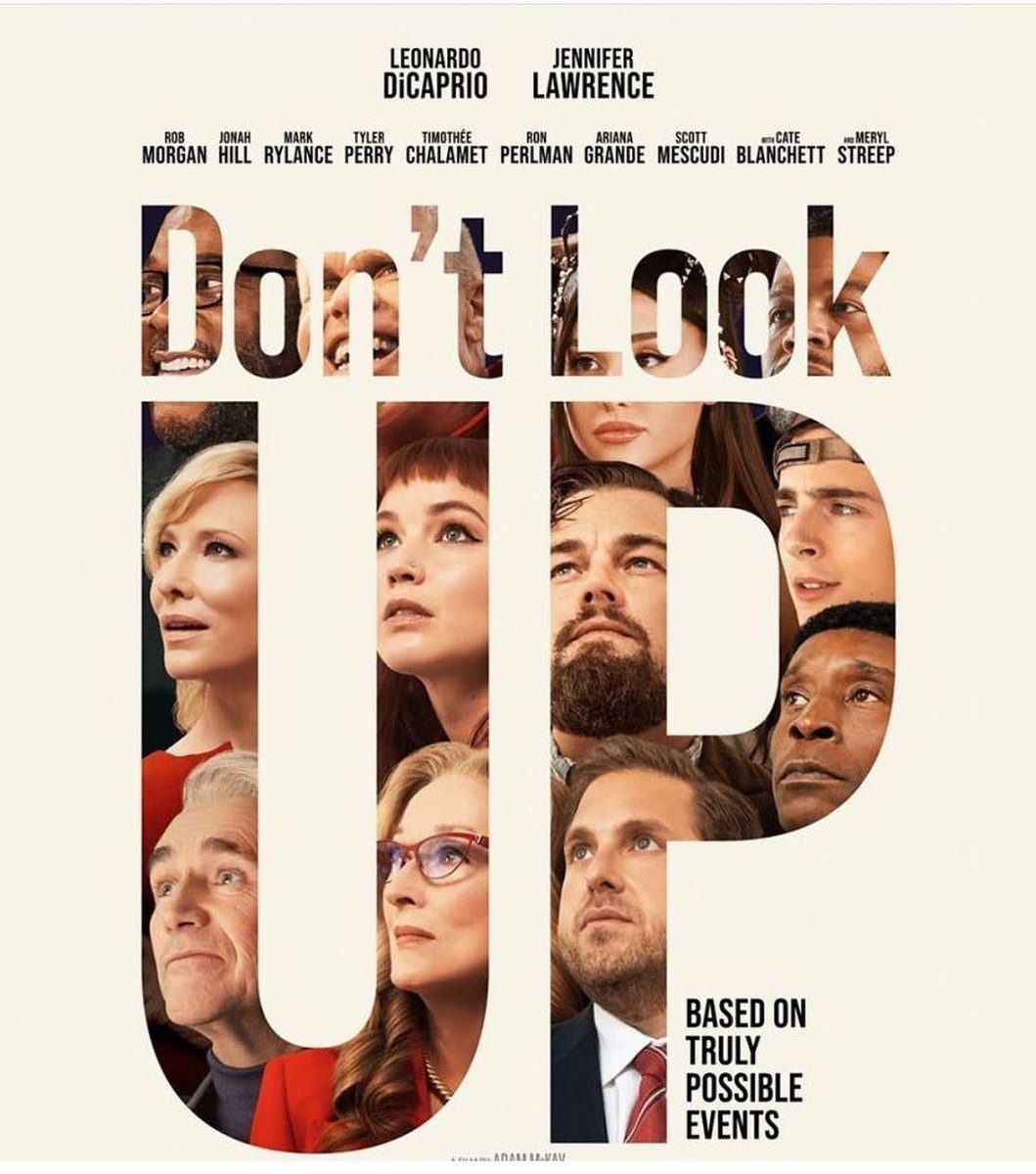 Böyle bir film için bundan daha mükemmel bir zamanlama olamazdı . 
#dontlookup 

instagram.com/p/CX9_XLfjI0W/