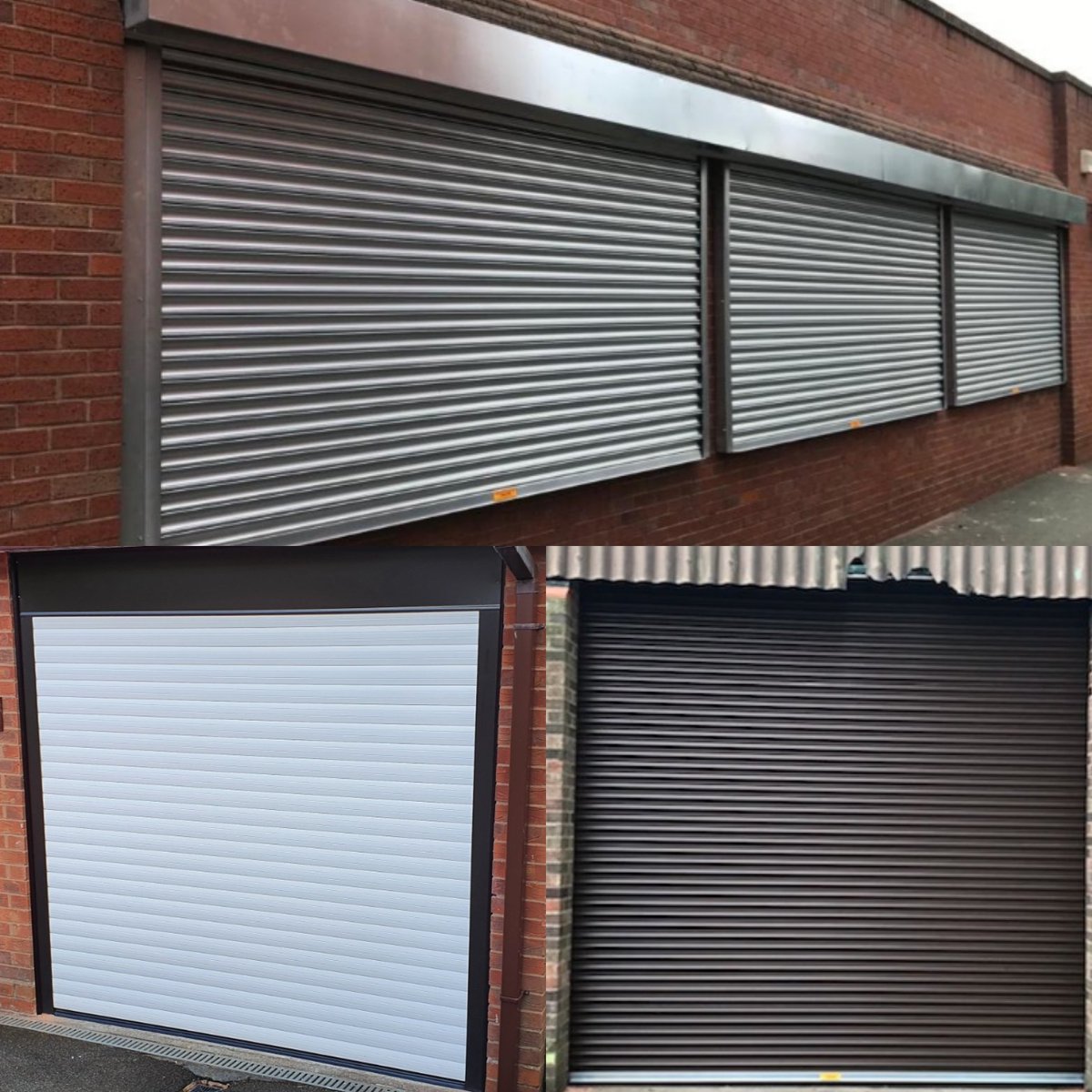 worcesterdoors's tweet image. A very small selection of our roller shutter doors, designed, manufactured and installed all by ourselves #securityrollershutters #garagedoors #barndoor #liveryyard #Rollershutterdoors #ukmanufacturing