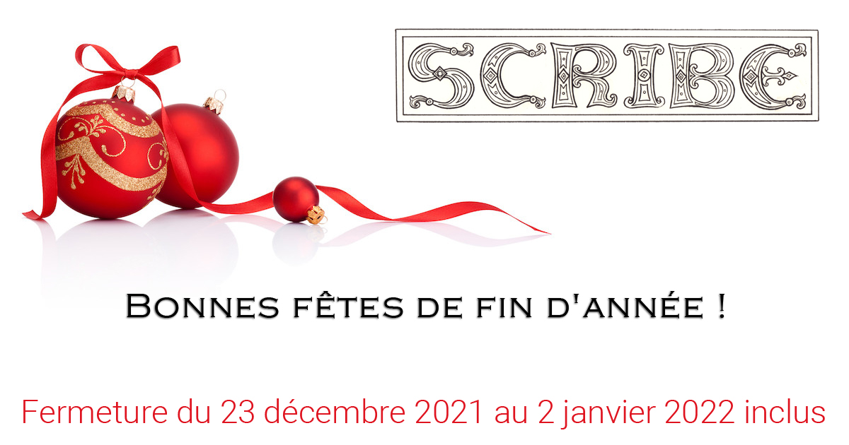 GLNFofficial's tweet photo. Réouverture et reprise des commandes le lundi 3 janvier 2022. Bonne fin d'année ! #ScribeLibrairie https://t.co/A7h0xyBXLm
