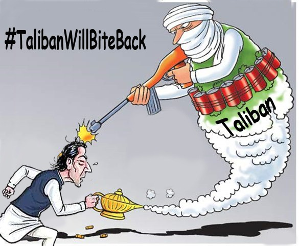 जिस सांप को @ImranKhanPTI दूध पिला रहे हैं, वो दिन दूर नहीं जब ये इन्ही को डसेगा 
#TalibanWillBiteBack