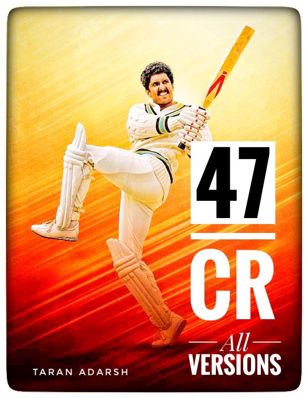 #83TheFilm disappoints… Biz witnessed slight growth *outside metros* on Day 3, but not enough to cover lost ground… The jump on Day 2 [#Christmas] and Day 3 [Sun] had to be massive, since #Christmas is one of the best periods, but it was missing… DAY-WISE DATA IN NEXT TWEET…