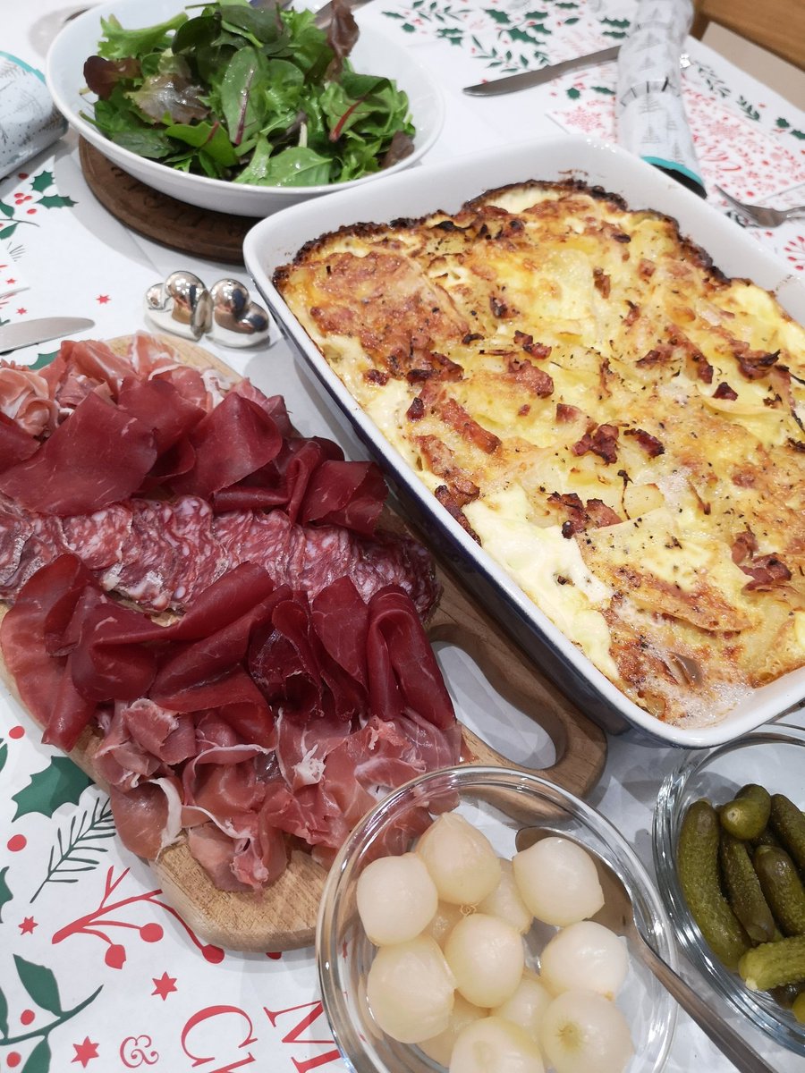 #Christmas #FoodForThought #ChristmasEve #traditional Tartiflette a dish from Savoy in the French Alps #skiing #memories #Foodies #favorite