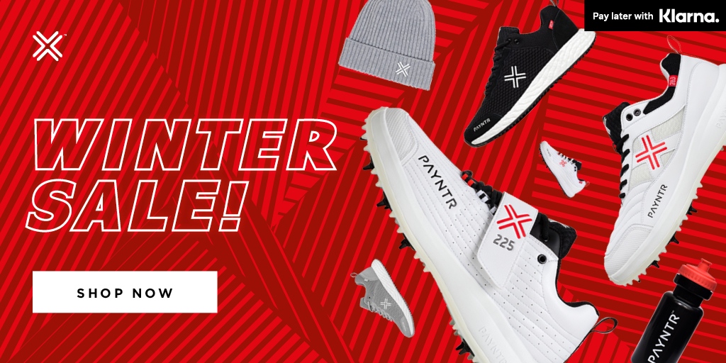 PayntrCricket's tweet image. WINTER SALE IS NOW LIVE ❄️⁠
⁠
Save up to 70% across the PAYNTR Cricket and Active range!⁠
⁠
With limited stock left, grab a deal whilst you can!⁠
⁠
🛍️ payntr.com/sale
⁠
#PAYNTR #PerformanceMultiplied #Bodyline #Sale #WinterSale #Cricket