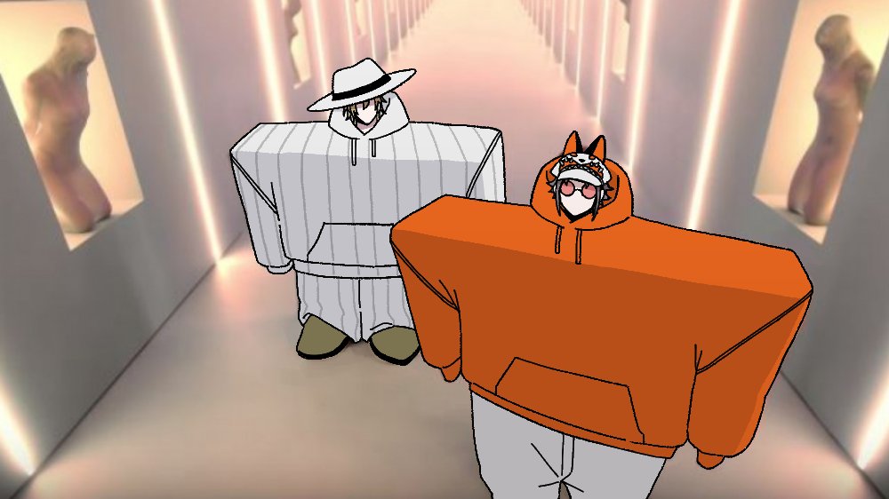 he likes oversized hoodies
#MystArt #MystaWorldWide #drawluca #kaneshitpost