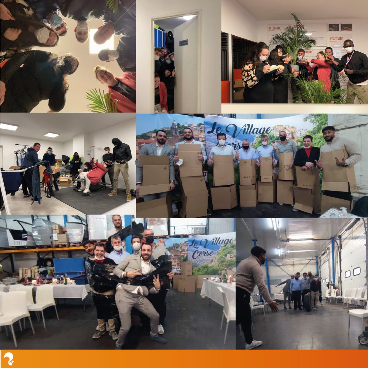 DelicesBoisPro's tweet photo. Jeudi, toute l'équipe s'est donnée à fond pour une journée #TeamBuilding ! Au programme, repas de Noël préparé avec soins par Camille, et petits jeux de cohésion d'équipe ! 🤩 https://t.co/knpJAmEFh1