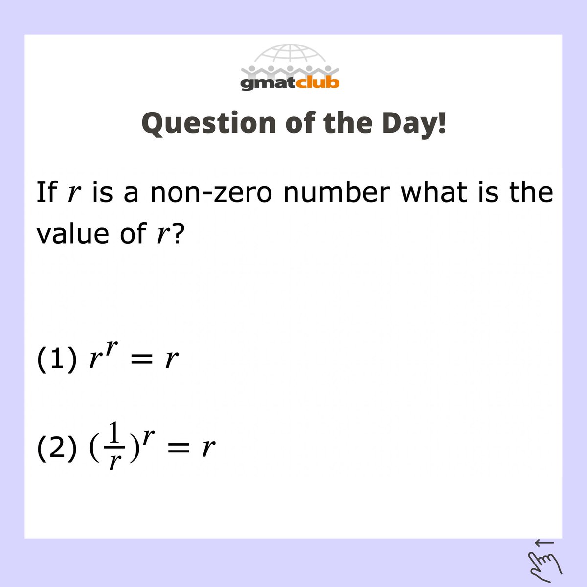 gmat_club's tweet photo. Quant Question of the Day! Like the post once you're done solving ✨
Full explanation: https://t.co/pUl6HEQ58O

#gmat #gmatclub #gmatprep #quant #problemsolving #datasufficiency https://t.co/2batkxusrT https://t.co/JIYKLqcpai